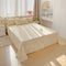 Sábana De Cama Color Dulce De Leche, 120 X 230 Cm, Individual