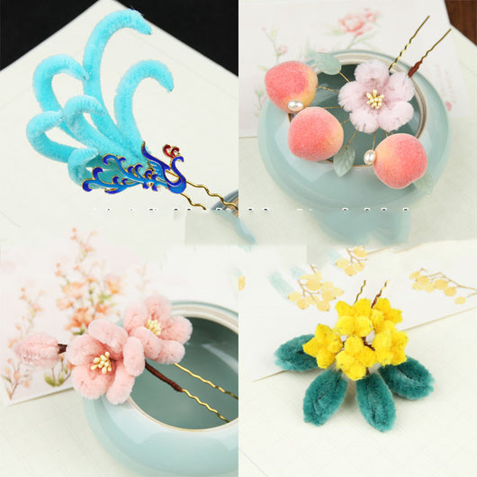 Kit Completo de Materiales para Flores de Terciopelo - Image 22
