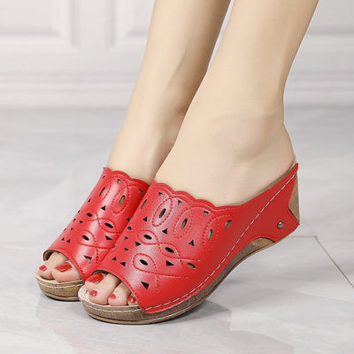 Sandalia Cuña Slip-On con Punta Abierta para Mujer - Image 14