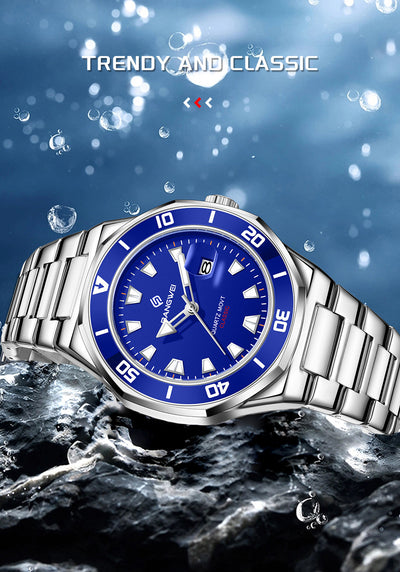 Reloj de Cuadrante Grande para Hombre - Estilo Empresarial con Movimiento de Cuarzo - Image 11