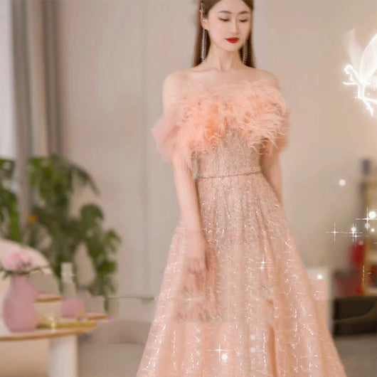 Vestido de Noche Premium Francés Elegancia para Anfitriona