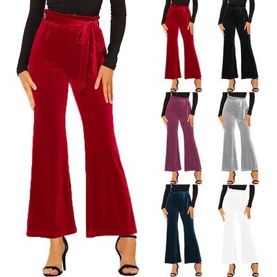 Pantalones Yoga Cintura Alta con Bolsillos y Cinturón Elástico - Image 2