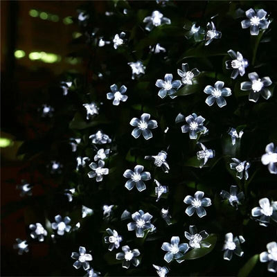 Guirnalda Solar Sakura con Linternas Decorativas Impermeables para Jardín - Image 6