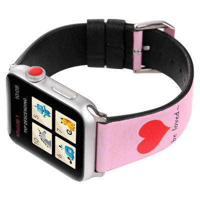 Correa de Reloj en Cuero Simple Love
