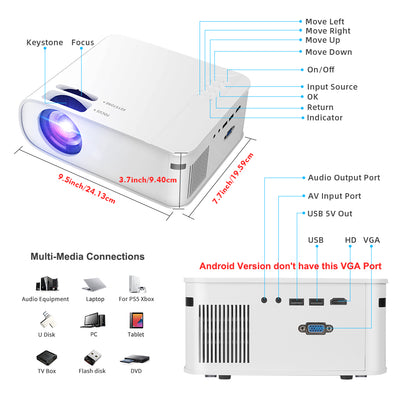 Proyector Portátil HD Inalámbrico para Móvil - Image 4