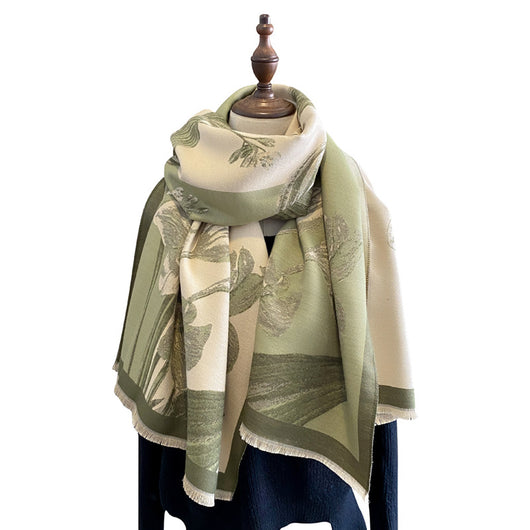 Manta Capa Estampada con Borlas - Cobertor Versátil para Todas las Estaciones - Image 5