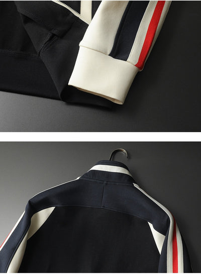 Cardigan Tipo Chamarra con Cuello de Pie para Hombre Talla Grande - Image 18
