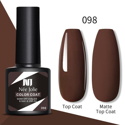 Esmalte de Uñas Gel Rojo Navideño con Brillo Reflectante UV - Image 8