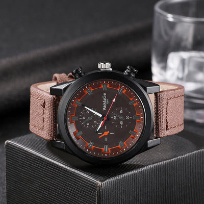 Set de 5 Relojes Casuales para Hombre - Cuarzo Versátil - Image 21
