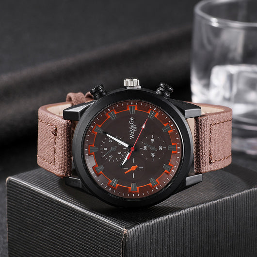 Set de 5 Relojes Casuales para Hombre - Cuarzo Versátil - Image 21