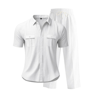 Traje de Trabajo Ejecutivo Manga Corta para Hombre - Image 26