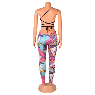 Jumpsuit Estilo Discoteca con Estampado Digital Asimétrico - Image 6