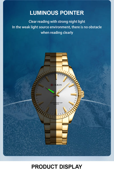 Reloj Empresarial Impermeable para Hombre con Correa de Pasador - Image 15