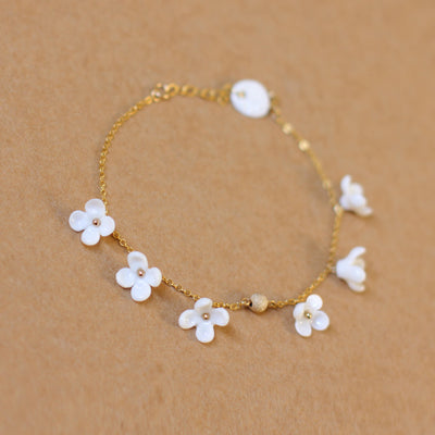 Conjunto de Joyería en Porcelana Hueso con Diseño Artístico Osmanthus - Image 9
