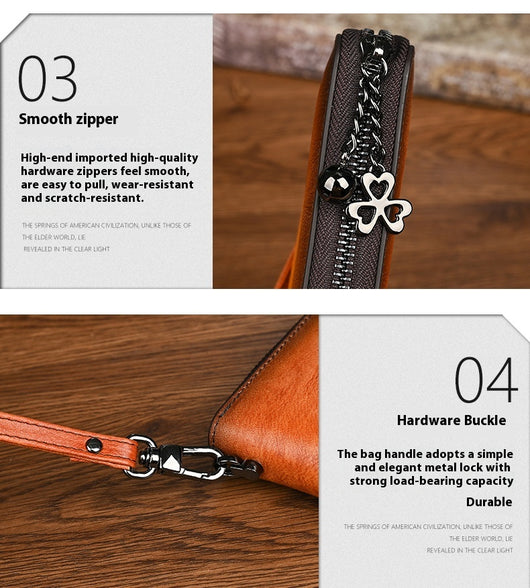 Cartera Larga de Cuero para Mujer Amanecer - Image 16