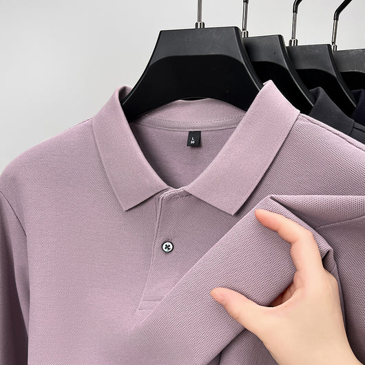 Camisa Polo Ejecutiva Manga Larga con Solapa - Image 12