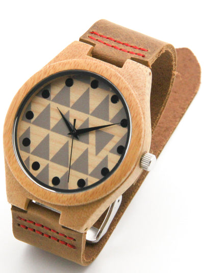 Reloj de Cuero Bambú Elegancia Profesional - Image 10