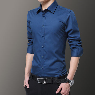 Blazer Ejecutivo Blanco y Negro de Manga Larga para Hombre - Image 7