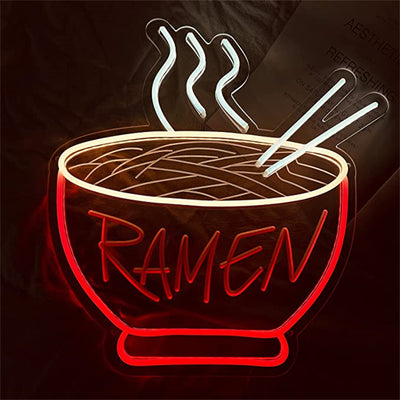 Luz LED de Pared con Diseño de Formas Creativas y Fideos - Image 2