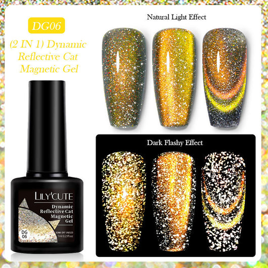 Esmalte Gel Efecto Diamante Cat Eye - Serie Brillo Cautivador - Image 11