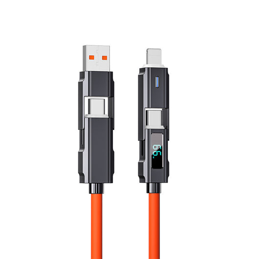 Cable USB-C 4 en 1 con Pantalla Digital y Carga Rápida PD - Image 5
