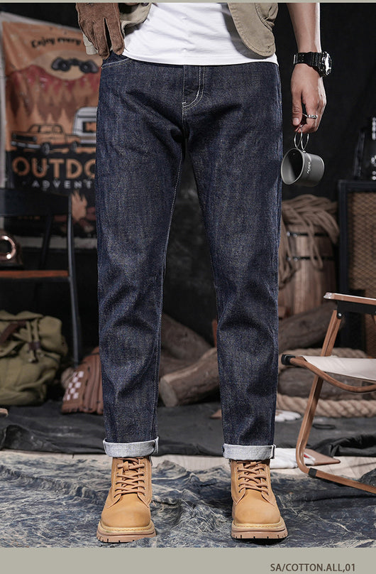 Pantalones Vaqueros Slim Rectos Clásicos para Hombre - Image 7