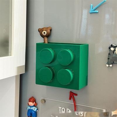 Organizador Magnético de Refrigerador con Soporte para Plástico y Pajillas - Image 4