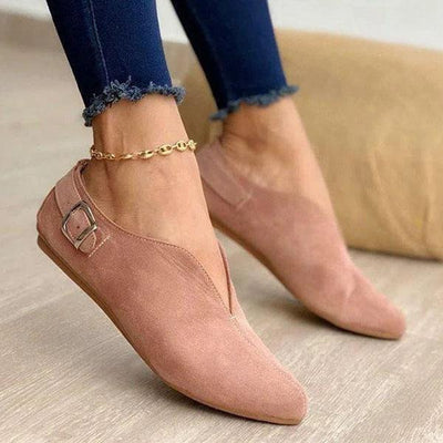 Zapatos Planos Punta Aguda Casual Elegantes - Image 2