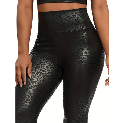 Leggins Deportivos Estampado Leopardo - Yoga y Fitness - Image 5