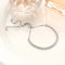 Pulsera de Plata Esterlina con Cristales de Diamante Completo