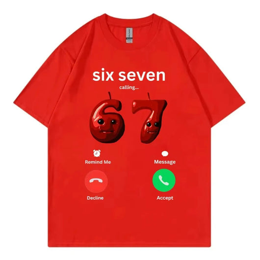 Playera 67 Llamando - Diseño Cómico Unisex - Image 17