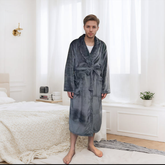 Pijama Largo Pareja Bata Cómoda para el Hogar