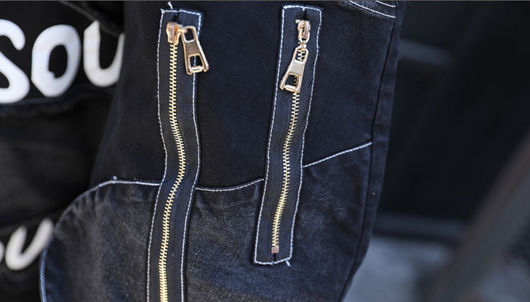Pantalones Harem Denim Negro Mujer - Estilo Moderno y Cómodo - Image 13