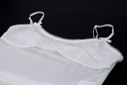 Camisola de Malla con Cinta y Falda Elegante - Image 12