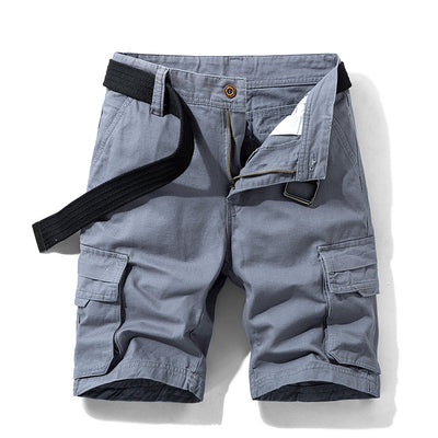 Pantalones Casuales de Algodón para Hombre - Corte Bermuda - Image 6