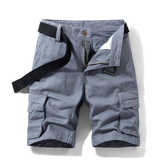 Pantalones Casuales de Algodón para Hombre - Corte Bermuda - Image 6