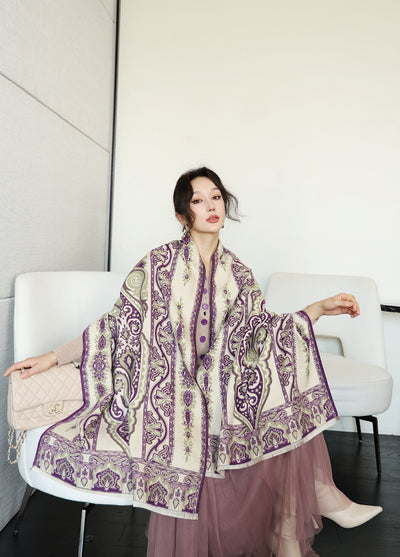 Chal Versátil de Oficina Estilo Coreano para Otoño e Invierno - Image 13