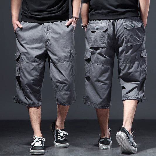 Pantalones Cortos Deportivos Holgados Tipo Overol para Hombre