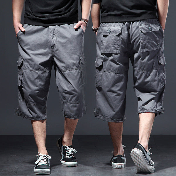 Pantalones Cortos Deportivos Holgados Tipo Overol para Hombre