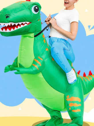 Disfraz Inflable Dragón Corredor para Actividades Familiares - Image 14