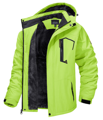 Chaqueta de Invierno Impermeable con Gorro Desmontable - Image 7