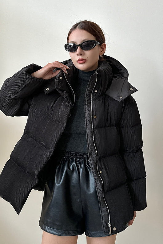 Chaqueta Acolchada con Cinturón Ajustable para Mujer - Efecto Adelgazante - Image 10