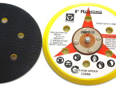 Disco de Pulido Neumatico 6 Pulgadas con Gancho y Bucle Autoadhesivo - Image 10