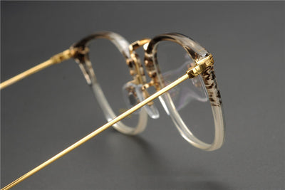Lentes Redondos Transparentes para Hombre - Estilo Moderno y Versátil - Image 14