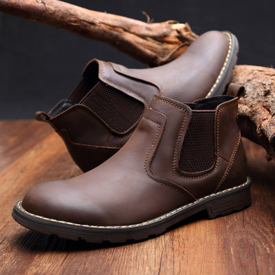 Botas Doc Martens Casual Cuero Crazy Horse Punta Redonda - Image 6