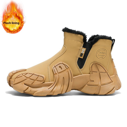 Botas Martin de Trabajo con Forro Polar y Diseño Sólido para Hombre - Image 5