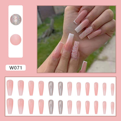 Parches de Manicura Transparentes de Larga Duración para Mujer - Image 7