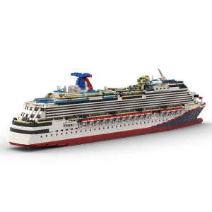Set de Bloques de Construcción Crucero de Lujo Compatible - Barco de Ensueño