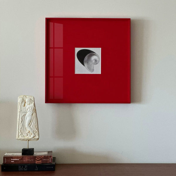 Cuadro Decorativo Minimalista Rojo para Sala de Estar - Arte Moderno Nórdico