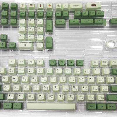 Teclado Mecánico 124 Teclas Matcha - Keycaps PBT Sublimados - Image 10